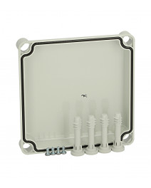 Capac scund gri cu şuruburi...