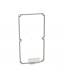 Capac scund gri cu şuruburi...