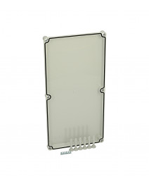 Capac scund gri cu şuruburi...