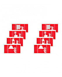 Pictograph set "fire...