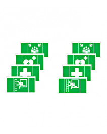 Pictograph set "first aid''...