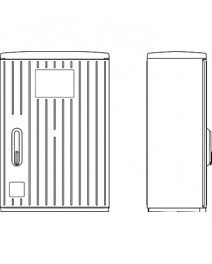 Dulap din poliester striat...