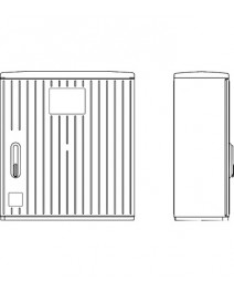 Dulap din poliester striat...