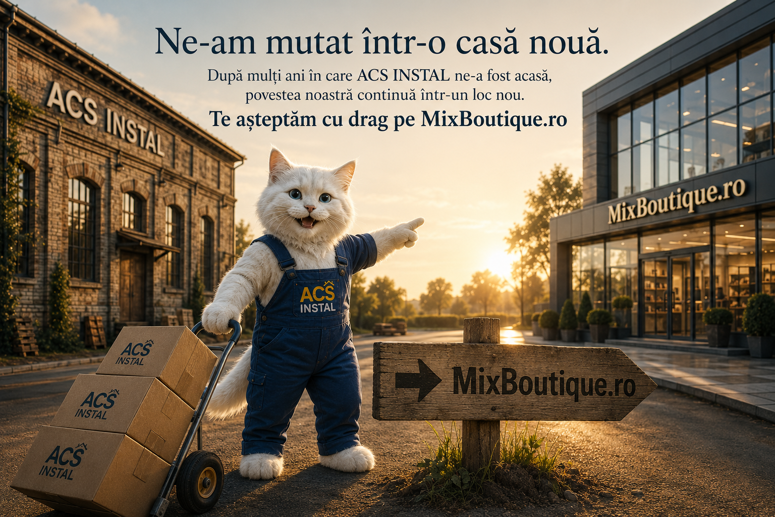 ACS INSTAL s-a mutat pe MixBoutique.ro